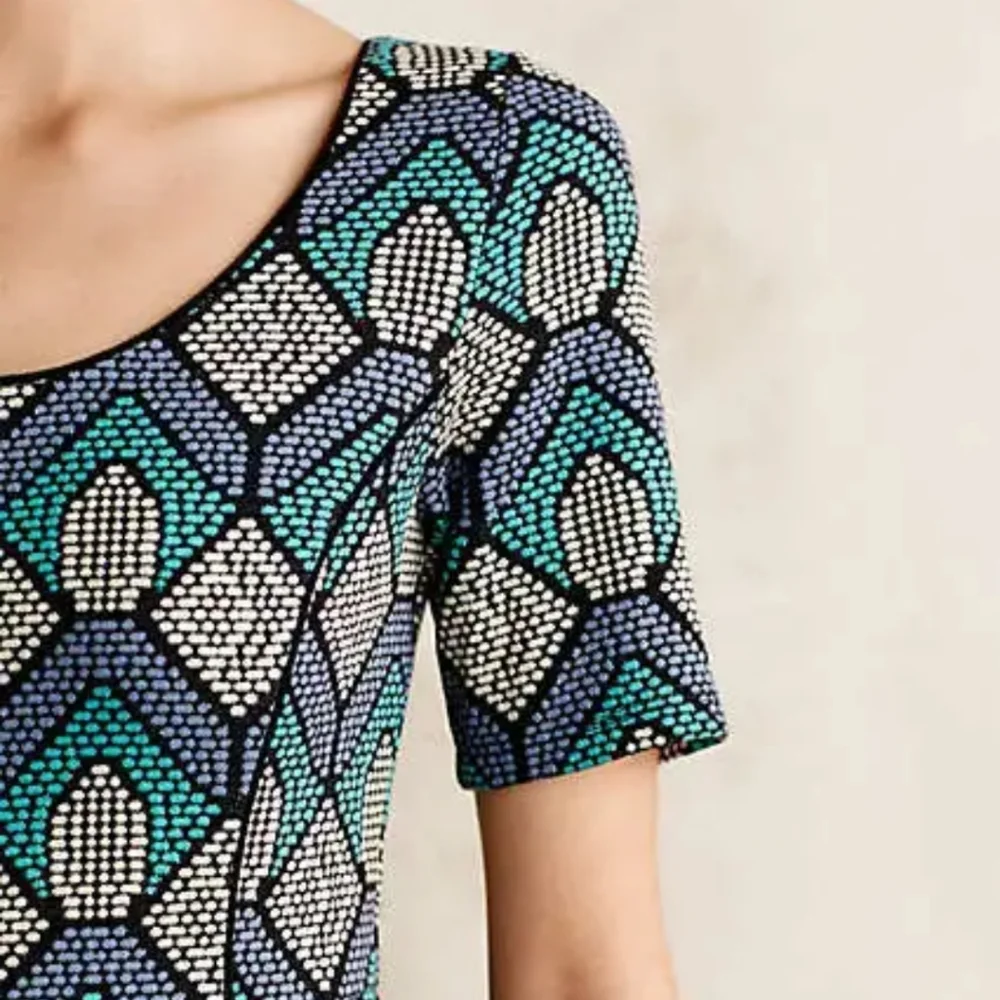 🆕Anthropologie🌷Jacquard A-Line Dress - Picture 9 of 12